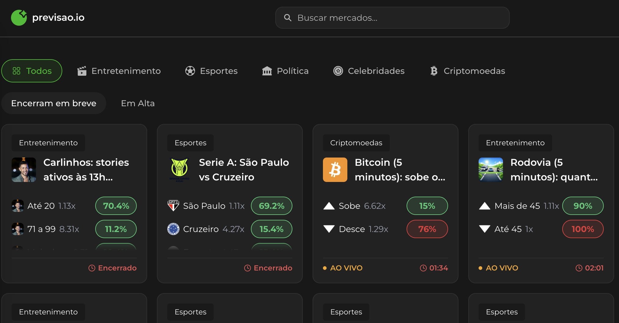 Plataforma previsao.io